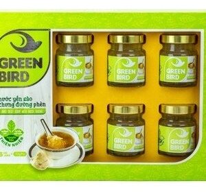 Nước Yến Sào Chưng Đường Phèn Organic- Hộp Qùa 6 Hũ