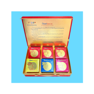 Bánh trung thu Yến Sào Khánh Hòa hộp 6 bánh x 200gr  (3 Nhân mềm, 3 thập cẩm) - Yến Sào Plaza