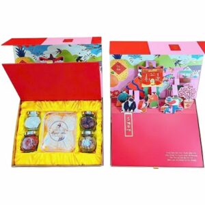 Hộp Quà Tặng Yến Sào Khánh Hòa Sợi Dài 50g Và Các Loại Hạt