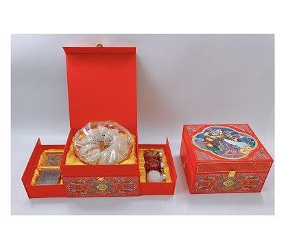 Hộp Quà Tặng Tổ Yến Sào Khánh Hòa Tinh Chế Sợi Dài Thượng Hạng 100g Và Các Loại Hạt – Hộp Thiết Kế 2 Tầng