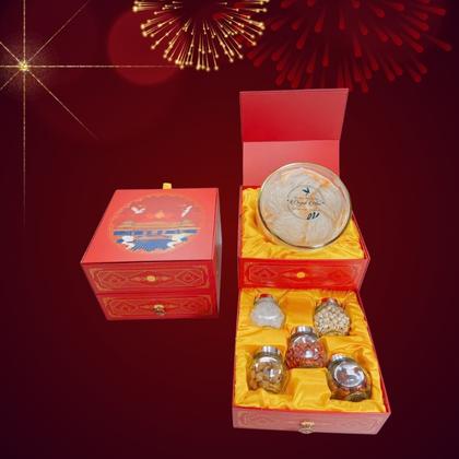 Hộp Quà 2 Tầng – 50g Yến Sào Khánh Hòa Tinh Chế Và Và Các Loại Hạt - Ảnh 2