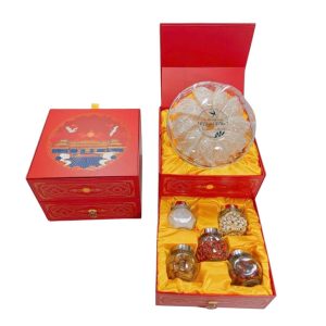 Hộp Quà 2 Tầng – 100g Yến Sào Khánh Hoà Tinh Chế  Và Các Loại Hạt