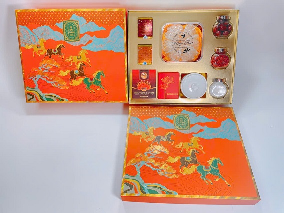 Hộp Quà 50g Yến Sào Khánh Hòa, Đông Trùng Hạ Thảo, Nước Yến Nguyên Chất Thượng Phẩm và Các Loại Hạt - Ảnh 2